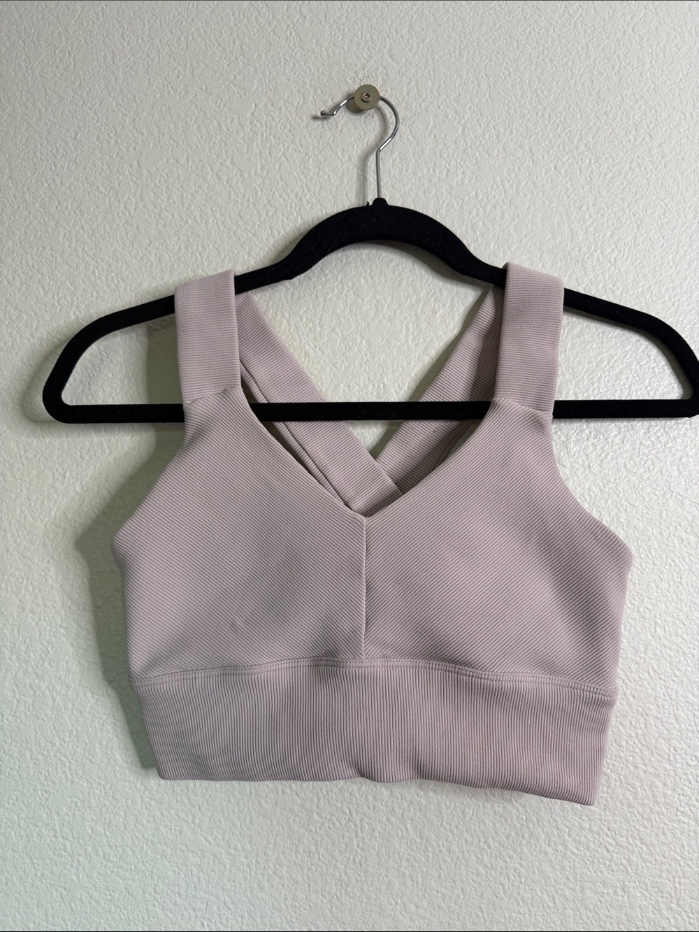 ALO Yoga Emulate Ribbed Cross-Back Sports Bra small - Picture 2 of 5